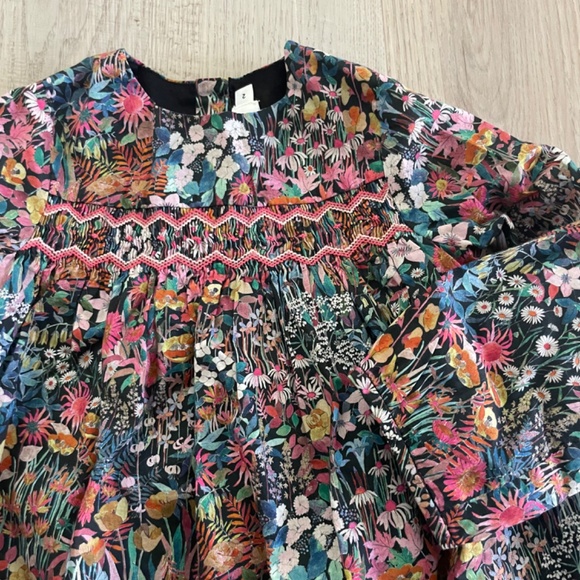 SOLD Bonpoint Floral Dress T2 - Picture 2 of 8